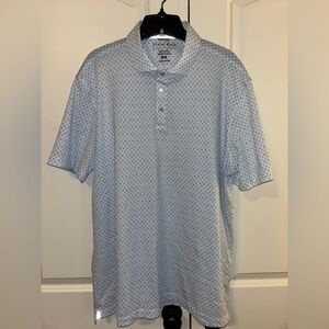 Stone Rose Blue Polo Shirt